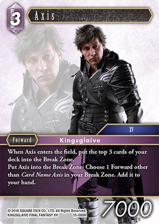 Axis (CRYSTAL DOMINION) Foil - Premium Final Fantasy Single from Crystal Dominion - Just $0.94! Shop now at Game Crave Tournament Store