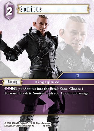 Sonitus (CRYSTAL DOMINION) - Premium Final Fantasy Single from Crystal Dominion - Just $0.25! Shop now at Game Crave Tournament Store