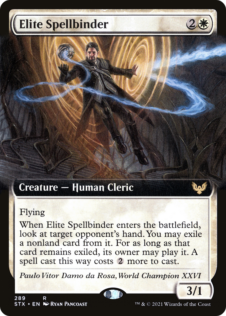 Elite Spellbinder (STX-289) - Strixhaven: School of Mages: (Extended Art) - Premium MTG Single from Wizards of the Coast - Just $0.15! Shop now at Game Crave Tournament Store