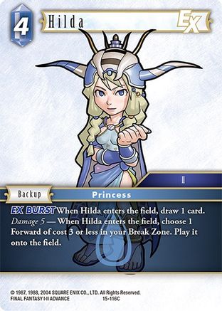 Hilda EX (CRYSTAL DOMINION) - Premium Final Fantasy Single from Crystal Dominion - Just $0.25! Shop now at Game Crave Tournament Store