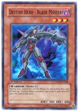 Destiny Hero - Blade Master (DP05-EN008) - Duelist Pack 5: Aster Phoenix 1st Edition - Premium Yugioh Single from Konami - Just $0.33! Shop now at Game Crave Tournament Store