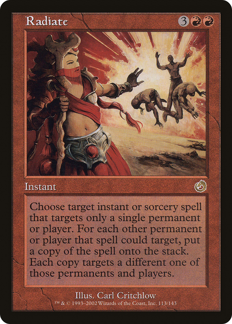 Radiate (TOR-113) - Torment Foil - Premium MTG Single from Wizards of the Coast - Just $7.20! Shop now at Game Crave Tournament Store