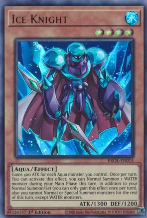 Ice Knight (BROL-EN014) - Brothers of Legend 1st Edition - Premium Yugioh Single from Konami - Just $0.25! Shop now at Game Crave Tournament Store