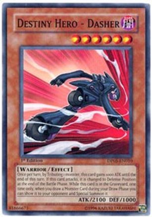Destiny HERO - Dasher (DP05-EN010) - Duelist Pack 5: Aster Phoenix 1st Edition - Premium Yugioh Single from Konami - Just $0.26! Shop now at Game Crave Tournament Store