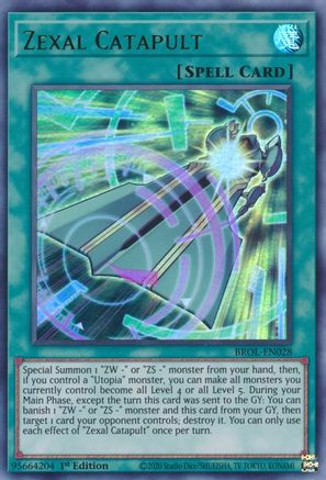 Zexal Catapult (BROL-EN028) - Brothers of Legend 1st Edition - Premium Yugioh Single from Konami - Just $0.25! Shop now at Game Crave Tournament Store