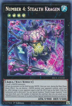 Number 4: Stealth Kragen (BROL-EN030) - Brothers of Legend 1st Edition - Premium Yugioh Single from Konami - Just $0.94! Shop now at Game Crave Tournament Store