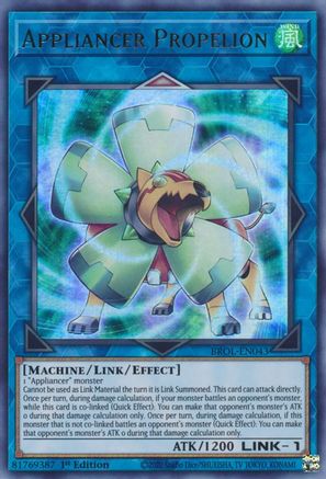 Appliancer Propelion (BROL-EN043) - Brothers of Legend 1st Edition - Premium Yugioh Single from Konami - Just $0.25! Shop now at Game Crave Tournament Store