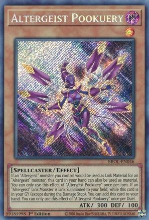 Altergeist Pookuery (BROL-EN046) - Brothers of Legend 1st Edition - Premium Yugioh Single from Konami - Just $0.32! Shop now at Game Crave Tournament Store