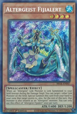 Altergeist Fijialert (BROL-EN047) - Brothers of Legend 1st Edition - Premium Yugioh Single from Konami - Just $0.25! Shop now at Game Crave Tournament Store