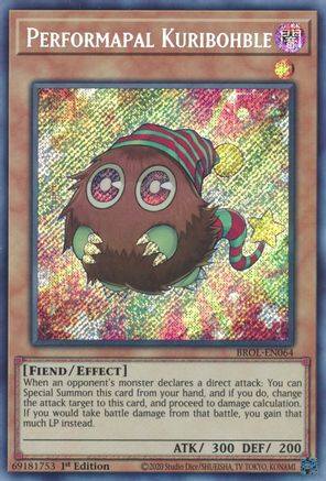 Performapal Kuribohble (BROL-EN064) - Brothers of Legend 1st Edition - Premium Yugioh Single from Konami - Just $0.21! Shop now at Game Crave Tournament Store