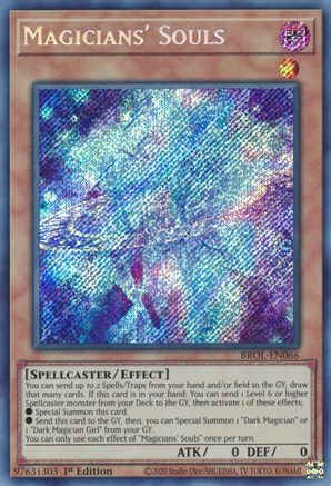 Magicians' Souls (BROL-EN066) - Brothers of Legend 1st Edition - Premium Yugioh Single from Konami - Just $4.22! Shop now at Game Crave Tournament Store