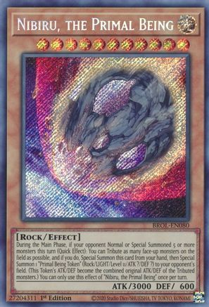 Nibiru, the Primal Being (BROL-EN080) - Brothers of Legend 1st Edition - Premium Yugioh Single from Konami - Just $3.68! Shop now at Game Crave Tournament Store