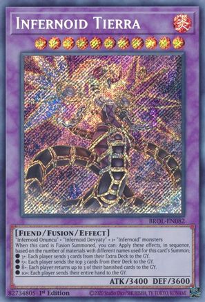 Infernoid Tierra (BROL-EN082) - Brothers of Legend 1st Edition - Premium Yugioh Single from Konami - Just $0.26! Shop now at Game Crave Tournament Store