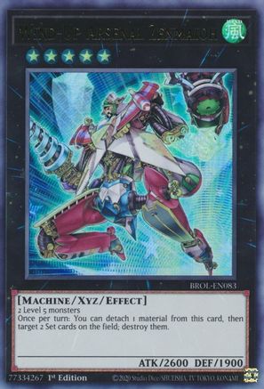 Wind-Up Arsenal Zenmaioh (BROL-EN083) - Brothers of Legend 1st Edition - Premium Yugioh Single from Konami - Just $0.25! Shop now at Game Crave Tournament Store