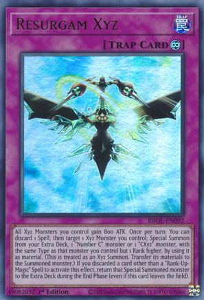 Resurgam Xyz (BROL-EN092) - Brothers of Legend 1st Edition - Premium Yugioh Single from Konami - Just $0.25! Shop now at Game Crave Tournament Store