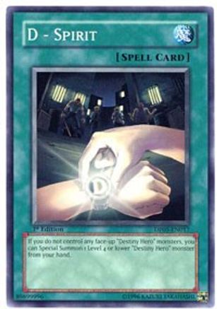 D - Spirit (DP05-EN017) - Duelist Pack 5: Aster Phoenix Unlimited - Premium Yugioh Single from Konami - Just $0.25! Shop now at Game Crave Tournament Store