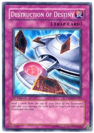 Destruction of Destiny (DP05-EN023) - Duelist Pack 5: Aster Phoenix Unlimited - Premium Yugioh Single from Konami - Just $0.25! Shop now at Game Crave Tournament Store