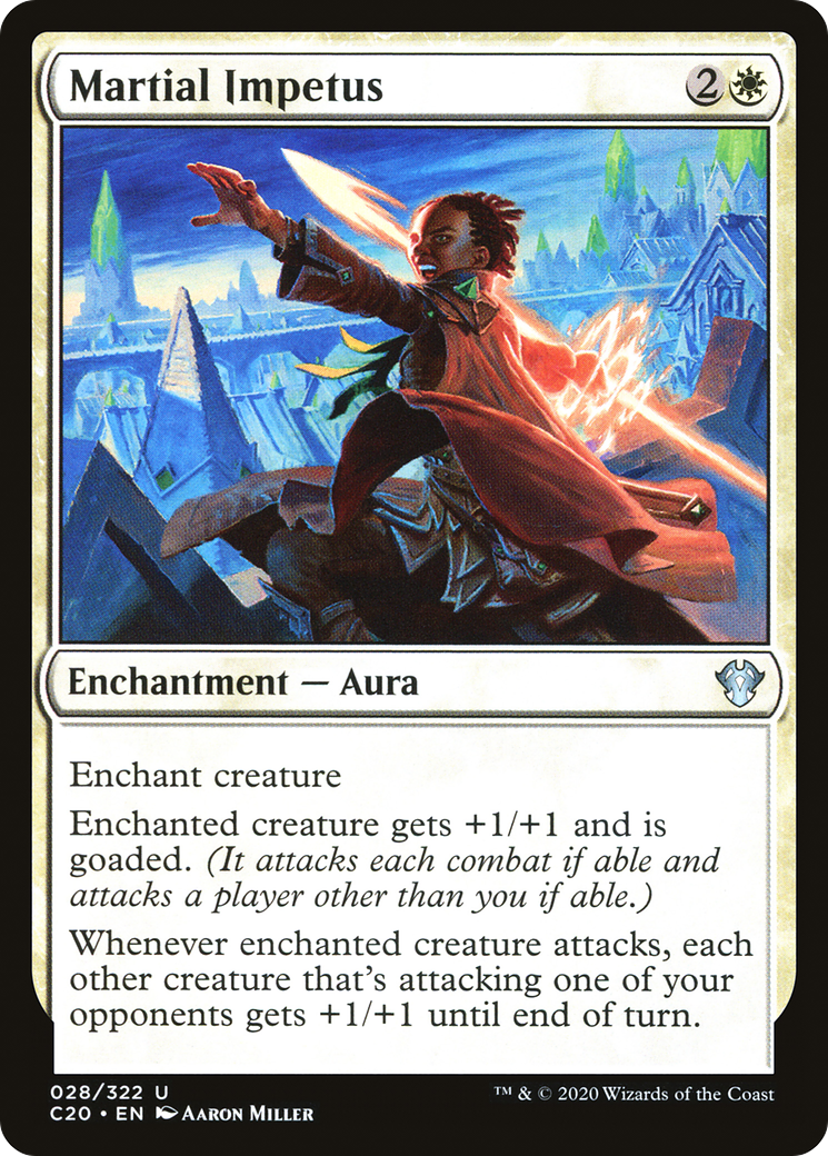 Martial Impetus (C20-028) - Commander 2020 - Premium MTG Single from Wizards of the Coast - Just $0.08! Shop now at Game Crave Tournament Store