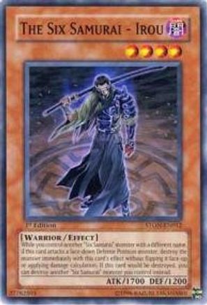 The Six Samurai - Irou (STON-EN012) - Strike of Neos 1st Edition - Premium Yugioh Single from Konami - Just $0.44! Shop now at Game Crave Tournament Store