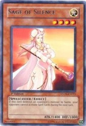 Sage of Silence (STON-EN015) - Strike of Neos 1st Edition - Premium Yugioh Single from Konami - Just $0.25! Shop now at Game Crave Tournament Store