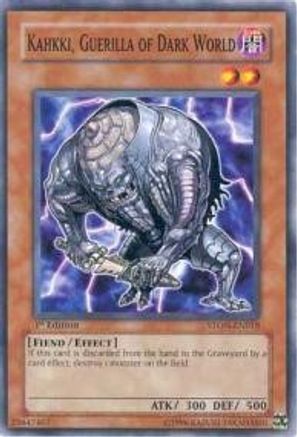 Kahkki, Guerilla of Dark World (STON-EN018) - Strike of Neos Unlimited - Premium Yugioh Single from Konami - Just $0.25! Shop now at Game Crave Tournament Store