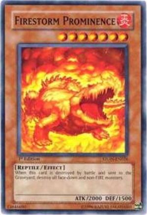 Firestorm Prominence (STON-EN026) - Strike of Neos Unlimited - Premium Yugioh Single from Konami - Just $0.25! Shop now at Game Crave Tournament Store