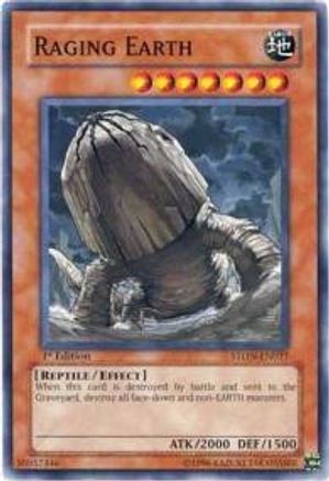 Raging Earth (STON-EN027) - Strike of Neos Unlimited - Premium Yugioh Single from Konami - Just $0.25! Shop now at Game Crave Tournament Store