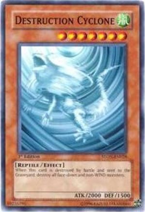 Destruction Cyclone (STON-EN028) - Strike of Neos Unlimited - Premium Yugioh Single from Konami - Just $0.25! Shop now at Game Crave Tournament Store
