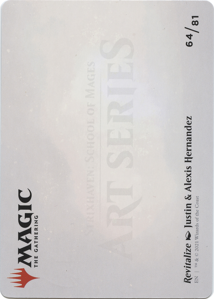 Revitalize // Revitalize (ASTX-064) - Strixhaven Art Series (Borderless) - Premium MTG Single from Wizards of the Coast - Just $0! Shop now at Game Crave Tournament Store