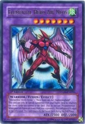 Elemental Hero Air Neos (STON-EN034) - Strike of Neos 1st Edition - Premium Yugioh Single from Konami - Just $180.61! Shop now at Game Crave Tournament Store