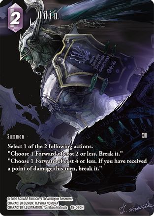 Odin (Full Art) (CRYSTAL DOMINION) - Premium Final Fantasy Single from Crystal Dominion - Just $2.10! Shop now at Game Crave Tournament Store