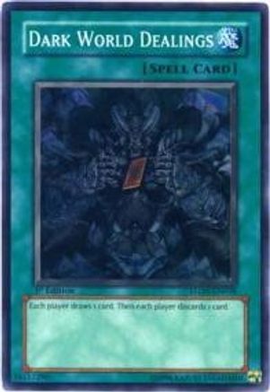 Dark World Dealings (STON-EN038) - Strike of Neos Unlimited - Premium Yugioh Single from Konami - Just $0.89! Shop now at Game Crave Tournament Store
