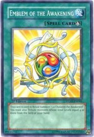 Emblem of the Awakening (STON-EN044) - Strike of Neos 1st Edition - Premium Yugioh Single from Konami - Just $0.25! Shop now at Game Crave Tournament Store