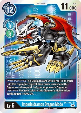 Imperialdramon Dragon Mode (EX1-022) - Classic Collection Foil - Premium Digimon Single from Bandai - Just $0.08! Shop now at Game Crave Tournament Store