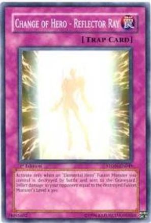 Change of Hero - Reflector Ray (STON-EN049) - Strike of Neos 1st Edition - Premium Yugioh Single from Konami - Just $0.39! Shop now at Game Crave Tournament Store