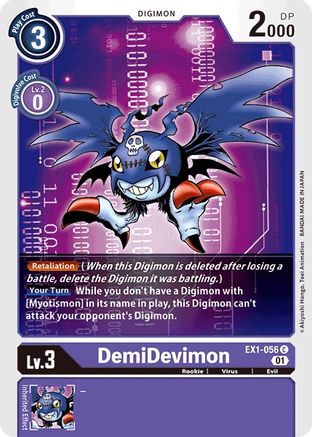 DemiDevimon (EX1-056) - Classic Collection - Premium Digimon Single from Bandai - Just $0.25! Shop now at Game Crave Tournament Store