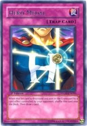 Hero Medal (STON-EN050) - Strike of Neos 1st Edition - Premium Yugioh Single from Konami - Just $0.26! Shop now at Game Crave Tournament Store
