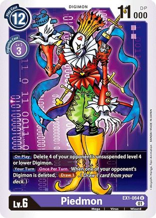 Piedmon (EX1-064) - Classic Collection - Premium Digimon Single from Bandai - Just $0.08! Shop now at Game Crave Tournament Store