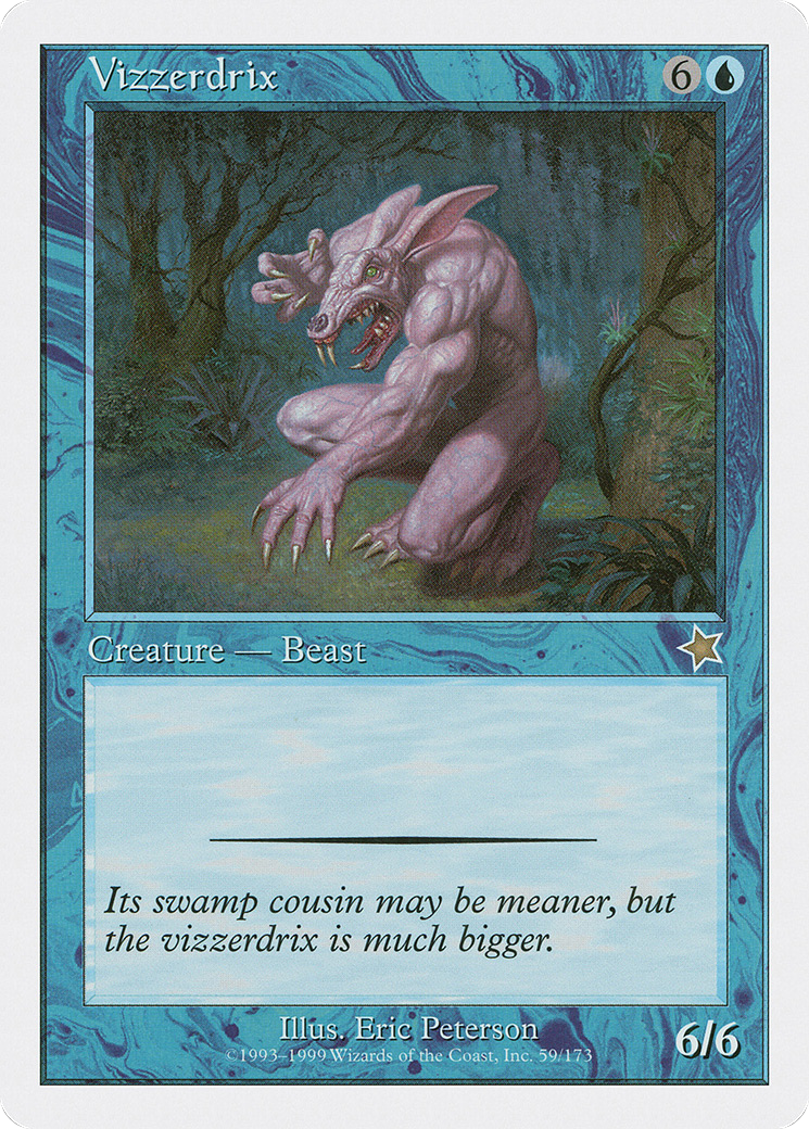 Vizzerdrix (S99-059) - Starter 1999 - Premium MTG Single from Wizards of the Coast - Just $0.26! Shop now at Game Crave Tournament Store