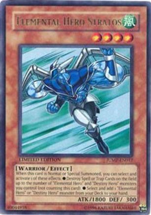 Elemental Hero Stratos (JUMP-EN012) - Shonen Jump Magazine Promos Limited - Premium Yugioh Single from Konami - Just $6.38! Shop now at Game Crave Tournament Store