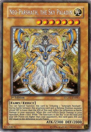 Neo-Parshath, The Sky Paladin (STON-EN061) - Strike of Neos Unlimited - Premium Yugioh Single from Konami - Just $38.93! Shop now at Game Crave Tournament Store