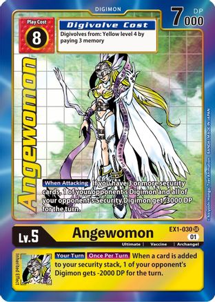 Angewomon (Alternate Art) (EX1-030) - Classic Collection Foil - Premium Digimon Single from Bandai - Just $3.61! Shop now at Game Crave Tournament Store