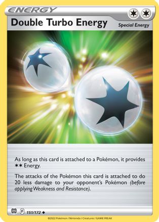 Double Turbo Energy 151/172 - Brilliant Stars - Premium Pokemon Single from Nintendo - Just $0.45! Shop now at Game Crave Tournament Store