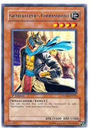 Gravekeeper's Commandant (FOTB-EN015) - Force of the Breaker 1st Edition - Premium Yugioh Single from Konami - Just $4.14! Shop now at Game Crave Tournament Store