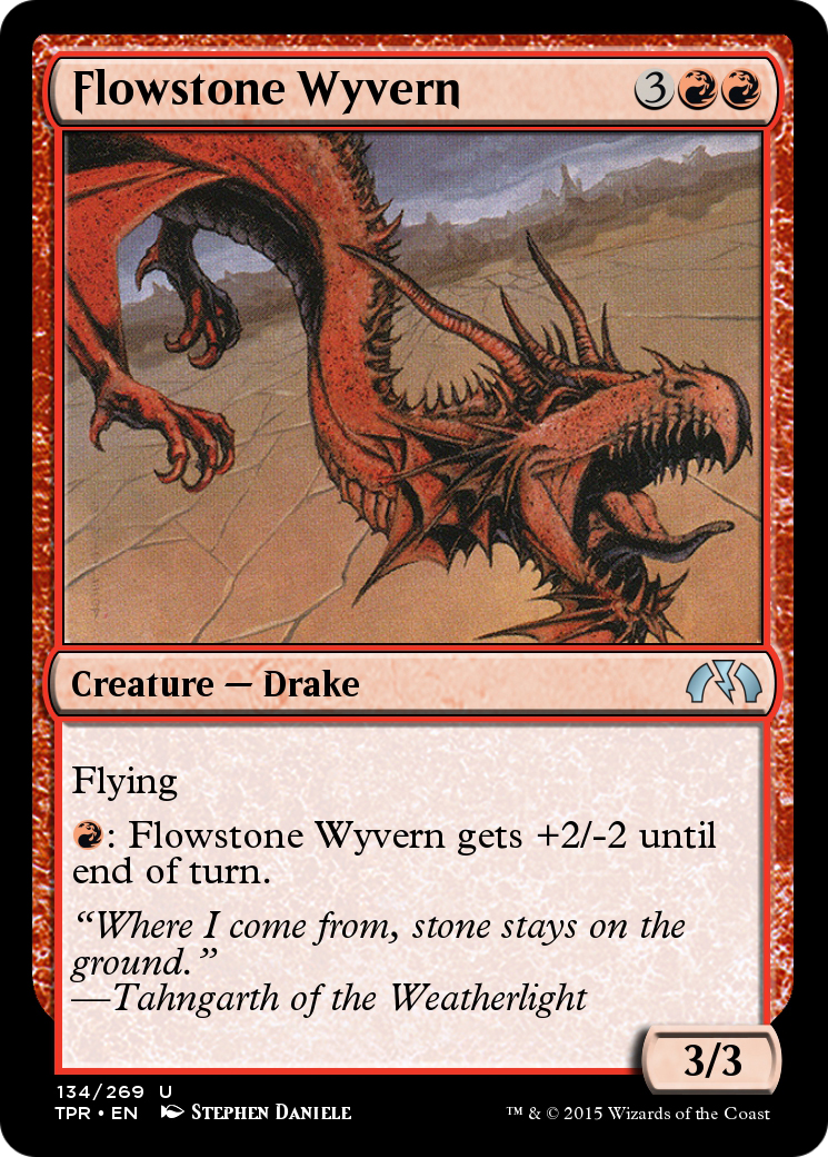 Flowstone Wyvern (TPR-134) - Tempest Remastered - Premium MTG Single from Wizards of the Coast - Just $0! Shop now at Game Crave Tournament Store