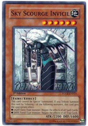 Sky Scourge Invicil (FOTB-EN023) - Force of the Breaker Unlimited - Premium Yugioh Single from Konami - Just $0.66! Shop now at Game Crave Tournament Store