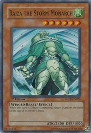 Raiza the Storm Monarch (FOTB-EN026) - Force of the Breaker 1st Edition - Premium Yugioh Single from Konami - Just $6.54! Shop now at Game Crave Tournament Store