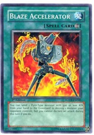 Blaze Accelerator (FOTB-EN040) - Force of the Breaker 1st Edition - Premium Yugioh Single from Konami - Just $0.25! Shop now at Game Crave Tournament Store