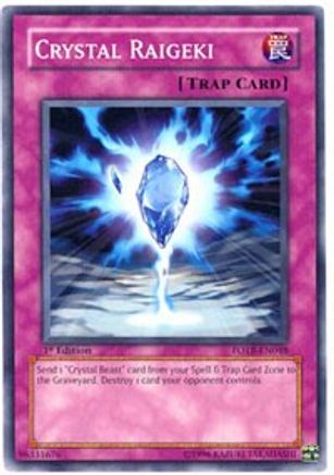 Crystal Raigeki (FOTB-EN048) - Force of the Breaker Unlimited - Premium Yugioh Single from Konami - Just $0.25! Shop now at Game Crave Tournament Store