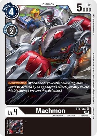Machmon (BT6-059) - Revision Pack Cards - Premium Digimon Single from Bandai - Just $0.26! Shop now at Game Crave Tournament Store